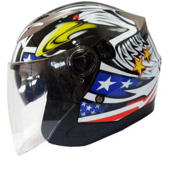 Casco moto abierto GHB 708 American Eagle
