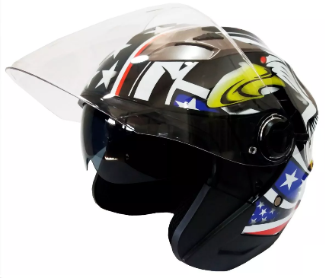 Casco moto abierto GHB 708 American Eagle