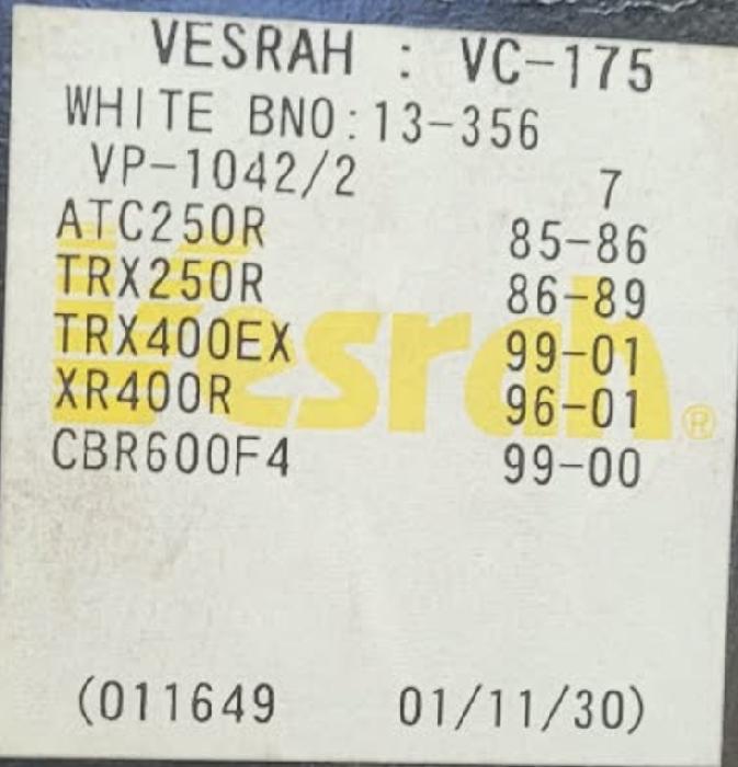 JUEGO DE DISCOS DE EMBRAGUE VESRAH VC-175 – HONDA