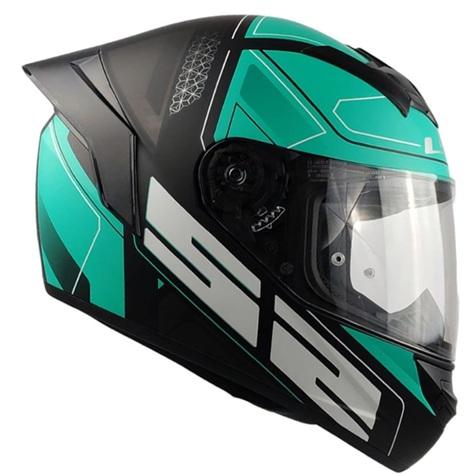 CASCO LS2 FF352 EVO ULTRA VERDE MATE SPOILER NEGRO
